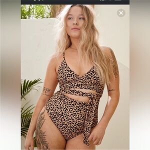 AERIE One piece wrap swim